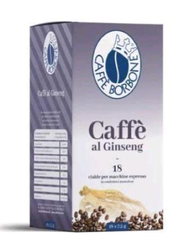 BORBONE GINSENG BOX INFUSI IN CIALDE 44MM PER MACCHINE ESPRESSO 18PZ